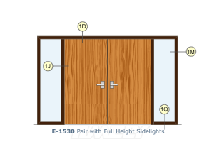 E1530_L Door Frame Drawing