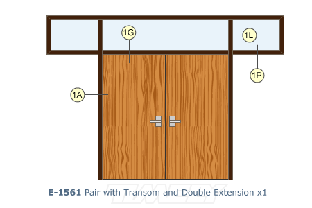 E1561 Door Frame Drawing - Timely Industries : Timely Industries