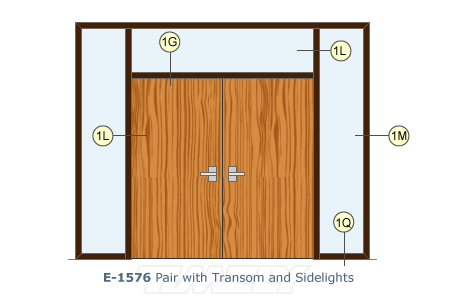 E1576 Door Frame Drawing - Timely Industries : Timely Industries